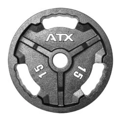 ATX Premium Cast Iron Tri-Grip Olympic Weights 31 ATX Premium Cast Iron Tri-Grip Olympic Weights -Gymforge Fitness Shop 15kg 4