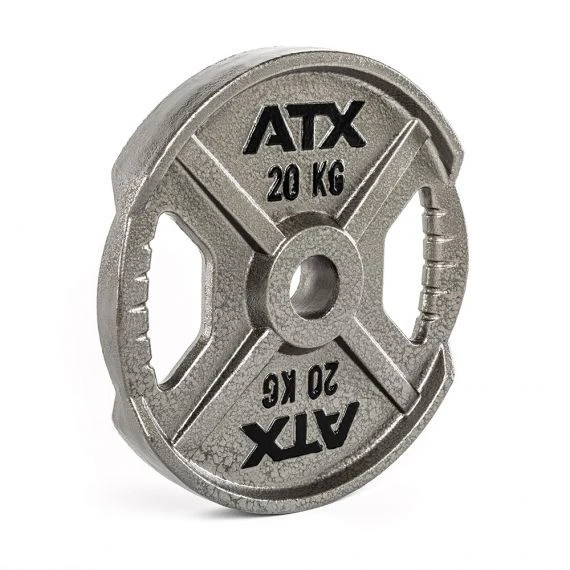 ATX Hammertone Olympic Cast-Iron Weight Plates 8 ATX Hammertone Olympic Cast-Iron Weight Plates - Image 6
