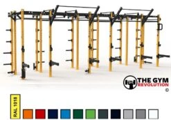 ATX Functional B2A Training Rig -Gymforge Fitness Shop 6 back 2 action rig design front view 2 tone example2