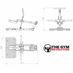 ATX® Compact Lever Belt Squat Gen2 - BSM-600 -Gymforge Fitness Shop atx bsm 600 02