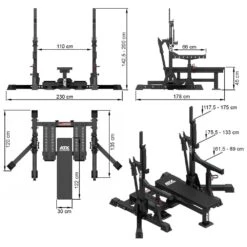 ATX Competition Powerlifting MEGA COMBO Rack CO-RACK -Gymforge Fitness Shop atx co rack 05