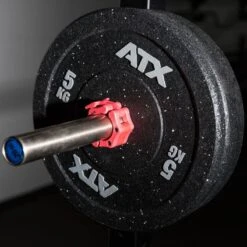 ATX Soft Rubber Olympic Bumper Plates (Colour Fleck) -Gymforge Fitness Shop atx color fleck bumper plates 4049 17 5