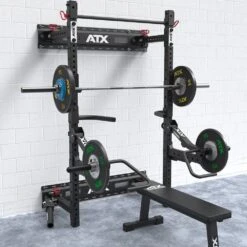 ATX Wall-Mount Folding Half Rack FBR-750 -Gymforge Fitness Shop atx fbr 750 04 1000px 1