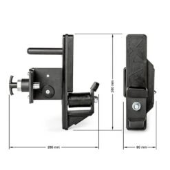 ATX Powerlifting Roller J-Hooks (Pair) - 800-Series -Gymforge Fitness Shop atx fh vi skizze