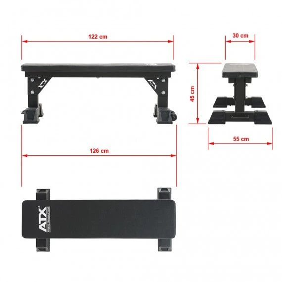 ATX Monster Flat Bench FBX-800 6 ATX Monster Flat Bench FBX-800 - Image 4