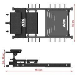 ATX Multi-use Glutes And Hips Thruster Bench GLS-800 20 ATX Multi-use Glutes And Hips Thruster Bench GLS-800 -Gymforge Fitness Shop atx glute shaper 3818 8