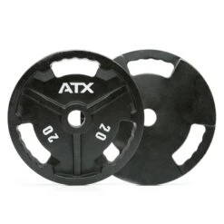 ATX Premium Cast Iron Tri-Grip Olympic Weights 36 ATX Premium Cast Iron Tri-Grip Olympic Weights -Gymforge Fitness Shop atx hantelscheiben guss 50 mm 3642 1 4