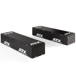 ATX Strongman Log Drop Pads (Pair) - Own Logo Option -Gymforge Fitness Shop atx log block 02