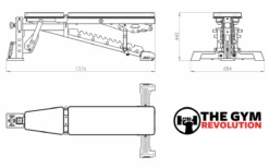 ATX Ladder Adjustable Bench MBX-660 Mk2 -Gymforge Fitness Shop atx mbx 660 03