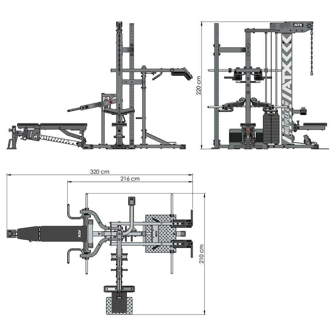 ATX Lever MultiPLEX Multigym MSX-700 6 ATX Lever MultiPLEX Multigym MSX-700 - Image 4