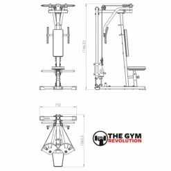 ATX® 2-in-1 PecFly / Rear Delt PEC-650 -Gymforge Fitness Shop atx pec 650 02 1 square