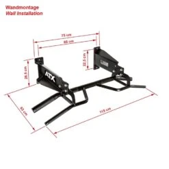 ATX Ceiling/ Wall-Mount Multi-Angle Chin Bar PUX-720 -Gymforge Fitness Shop atx pux 720 v7