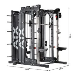 ATX OPTIMUS Multigym SCR-760-EXT (Stack-Weight) -Gymforge Fitness Shop atx scr 760 kps sw ma skizze