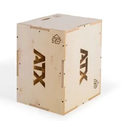 ATX 3-in-1 Plyometric Box (50/60/70cm) -Gymforge Fitness Shop atx sprungbox aus holz mit 3 verschiedenen sprunghoehen 3700 3