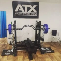 Bamboo Bench® Pad -Gymforge Fitness Shop bench press set up1