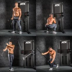 Dual-Attachment Connector Cable Handle Straight Bar -Gymforge Fitness Shop g 2052 detail08 1