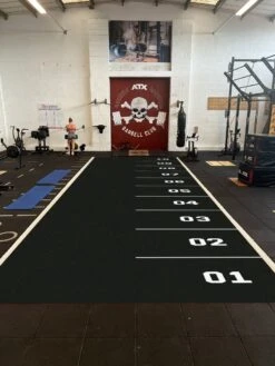 Black - Grasshopper Artificial Grass Performance Speed Track -Gymforge Fitness Shop grenadier black