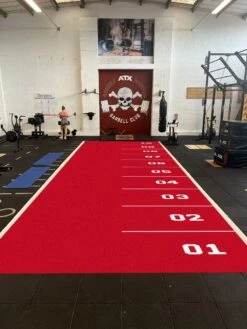 Red - Grasshopper Artificial Grass Performance Speed Track 14 Red - Grasshopper Artificial Grass Performance Speed Track -Gymforge Fitness Shop grenadier red