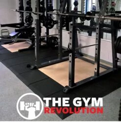 Recessed Custom Lifting Platform (Own Logo Platform Insert) -Gymforge Fitness Shop iain watson recessed platform2