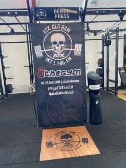 Recessed Custom Lifting Platform (Own Logo Platform Insert) -Gymforge Fitness Shop img 0775