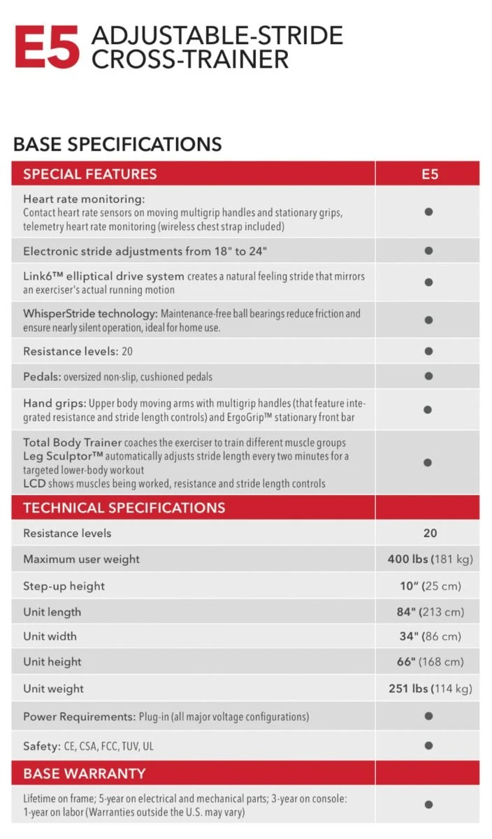 Life Fitness E5 ELLIPTICAL CROSS-TRAINER 6 Life Fitness E5 ELLIPTICAL CROSS-TRAINER - Image 4