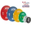 ATX Calibrated Full-Colour Steel Plates RL (Raised Letters) 1 ATX Calibrated Full-Colour Steel Plates RL (Raised Letters) -Gymforge Fitness Shop ipf approved 1 6