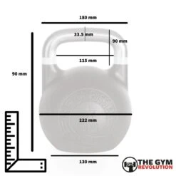 Original Russian Pro-Grade Competition Kettlebells -Gymforge Fitness Shop kb st dimensions 1