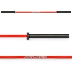 ATX Cerakote FIRE ENGINE RED Hybrid Power Bar -Gymforge Fitness Shop lh 50 atx ck 100 04