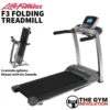 Life Fitness F3 FOLDING TREADMILL -Gymforge Fitness Shop life fitness f3 folding treadmill go console 1