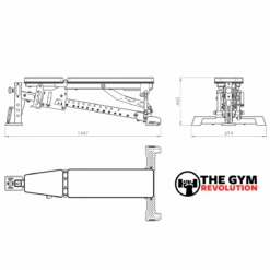 ATX Adjustable Column Bench MBX-650 Mk2 -Gymforge Fitness Shop mbx 650 02 1