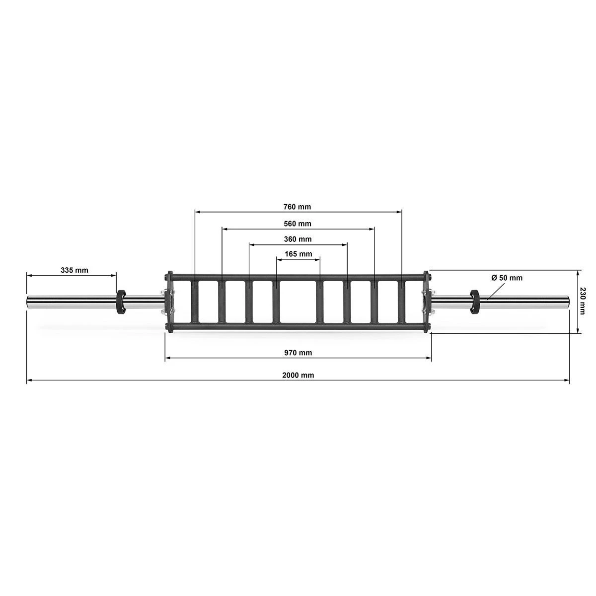 ATX Olympic Swiss Bar 7 ATX Olympic Swiss Bar - Image 5