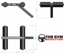 ATX Bench Ab Attachement OP-ABA Mk2 -Gymforge Fitness Shop op aba ma skizze