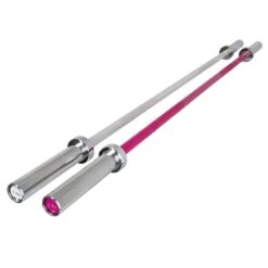 7.5kg Aluminium Technique Bar - Chrome -Gymforge Fitness Shop pink technique bar7 1