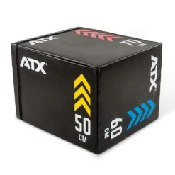 ATX 3-in-1 Soft-Land Plyometric Box (50/60/70cm) -Gymforge Fitness Shop plyo atx soft 02