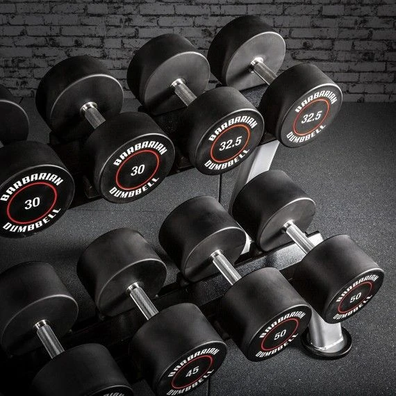 Custom Logo Pro Urethane Dumbbells Set 10 Custom Logo Pro Urethane Dumbbells Set - Image 8