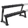Dumbbell Saddle Rack - All-Black - 144cm -Gymforge Fitness Shop r 3008 hs 01 1