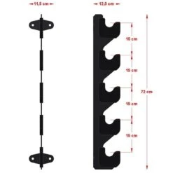 Gun Rack Bar Holder -Gymforge Fitness Shop r 3600 detail04