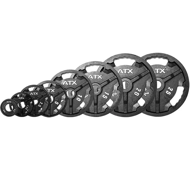 ATX Premium Cast Iron Tri-Grip Olympic Weights 6 ATX Premium Cast Iron Tri-Grip Olympic Weights - Image 4