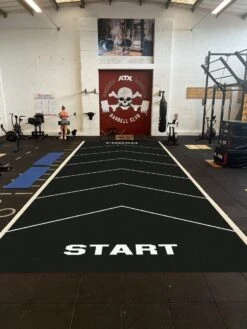 Black - Grasshopper Artificial Grass Performance Speed Track -Gymforge Fitness Shop squadron black