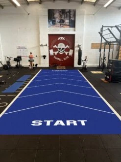 Blue - Grasshopper Artificial Grass Performance Speed Track -Gymforge Fitness Shop squadron blue