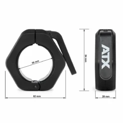 ATX® Magnetic Olympic Collar Clamps (Pair) - MAG-200 -Gymforge Fitness Shop v 50 200 ms