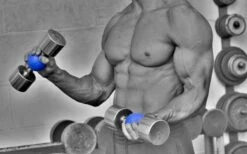 Globe Gripz® 19 Globe Gripz® -Gymforge Fitness Shop zottman curls with blue globes